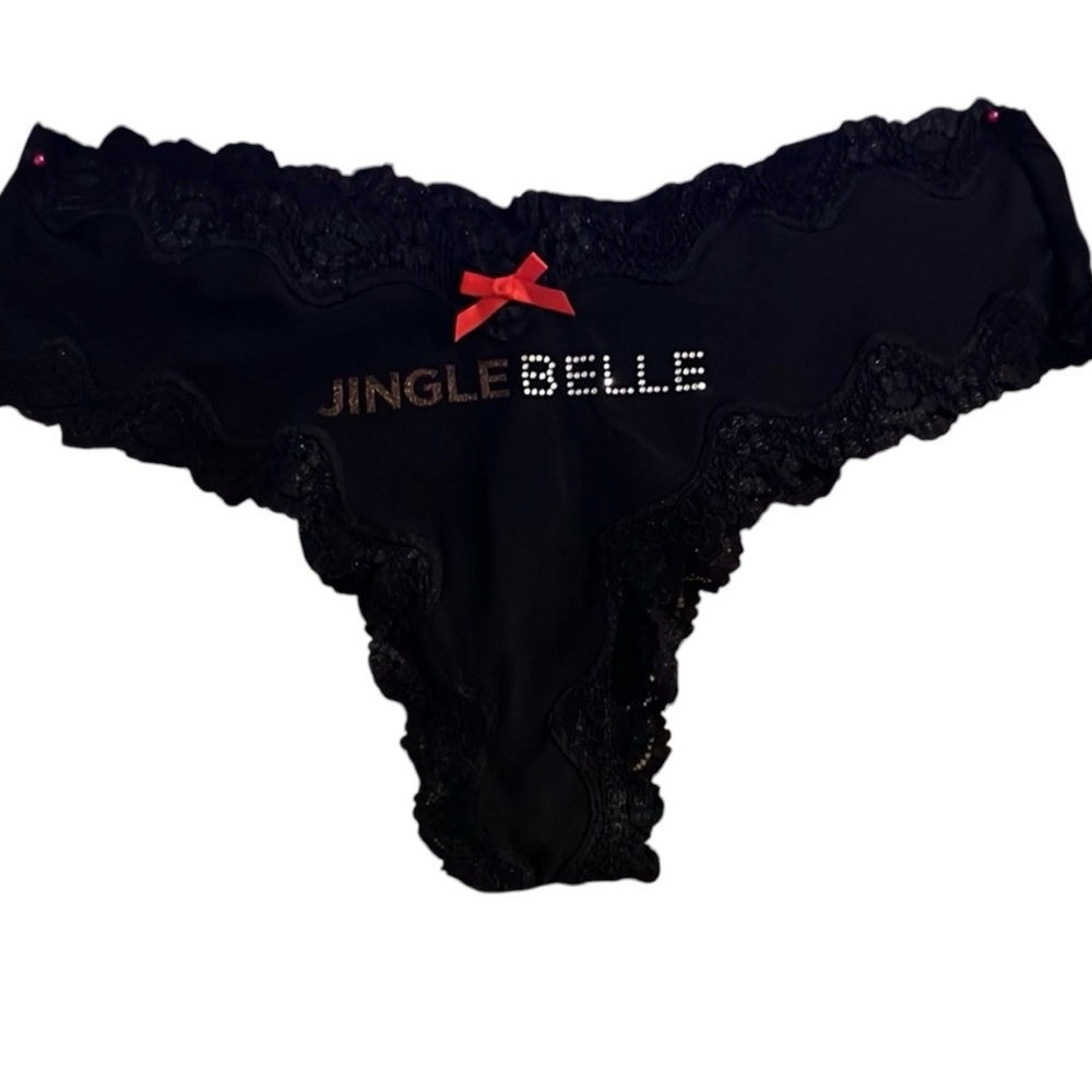 Victoria’s Secret NEW Christmas Jingle Belle Cheeky Panties Size Large